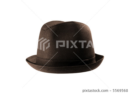 male winter brown hat isolated 5569568