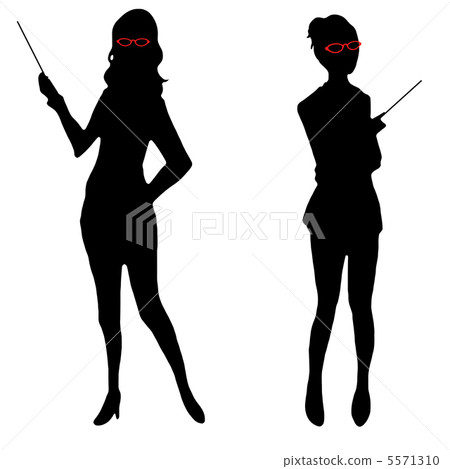 女老師的剪影 女老師的剪影 5571310