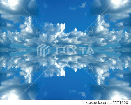 Sky and clouds and the water surface 5571600