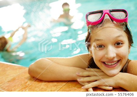 Girl in pool Girl in pool 5576406