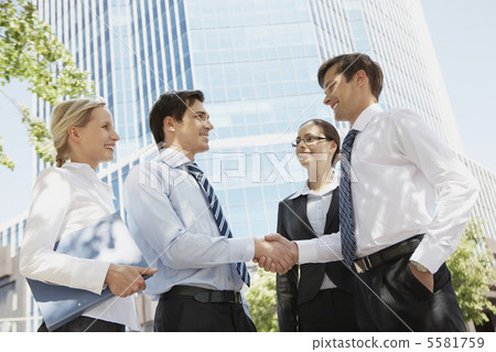 Handshaking partners Handshaking partners 5581759