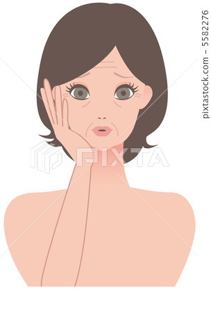 Woman / face / wrinkle 5582276