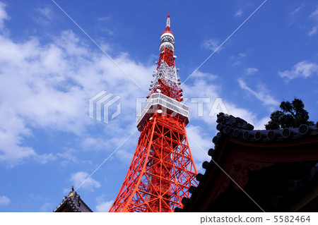 東京鐵塔在一個晴天 東京鐵塔在一個晴天 5582464