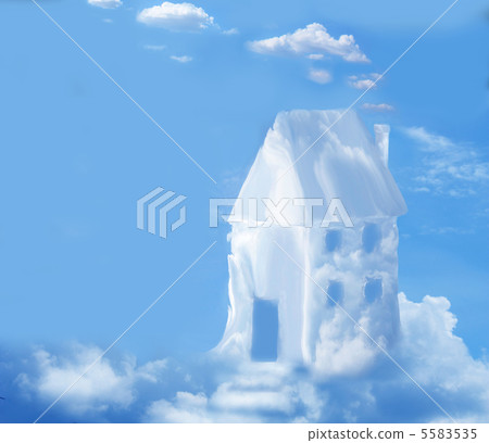 house in clouds 5583535