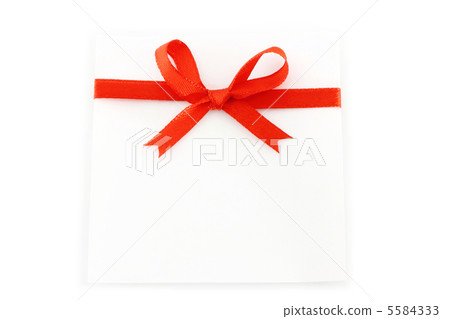 Sheet with red holiday bow 5584333