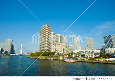 Sumidagawa和Tsukishima River City 21 Sumidagawa和Tsukishima River City 21 5584687