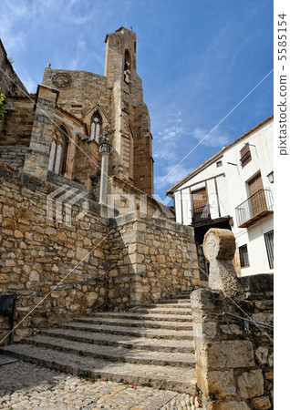 Streets of the small spanish own Morella. 5585154