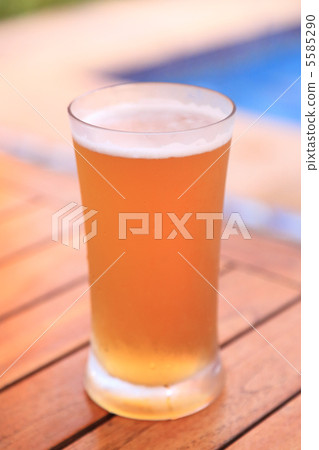 Delicious beer to drink at the poolside Delicious beer to drink at the poolside 5585290