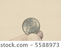 100 yen coin 5588973