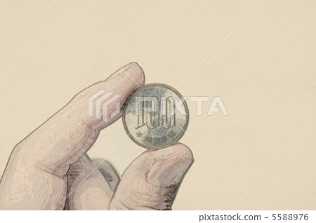 100 yen coin 5588976