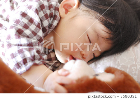 Baby's sleeping face Baby's sleeping face 5590351
