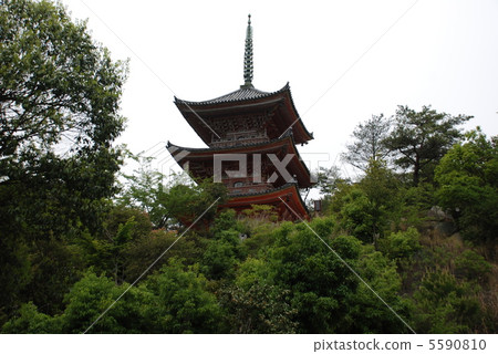 國家寶藏改善寺三重塔 國家寶藏改善寺三重塔 5590810