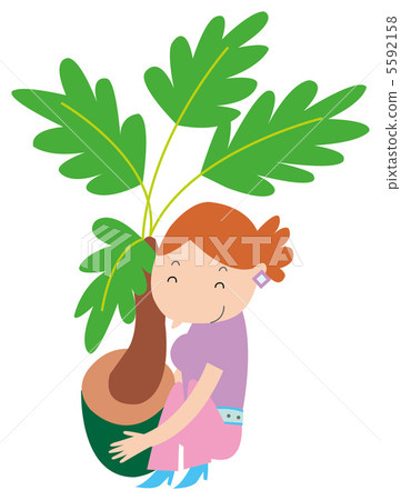 Houseplants and women 5592158