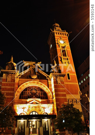 Night view of Yokohama City Open Port Memorial Hall (Tower of Jack) Night view of Yokohama City Open Port Memorial Hall (Tower of Jack) 5593148