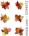 Fallen leaf pattern material 5594072