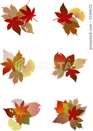 Fallen leaf pattern material Fallen leaf pattern material 5594072