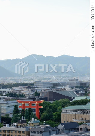 京都，岡崎的街道 5594515