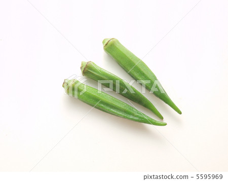 Three okra Three okra 5595969