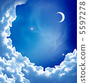moon and beautiful clouds 5597278