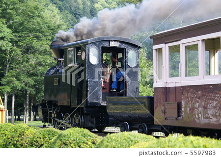 Steam locomotive Amemiya No. 21 (Maruasei Town) 5597983
