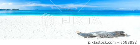 Tropical beach panorama Tropical beach panorama 5598852