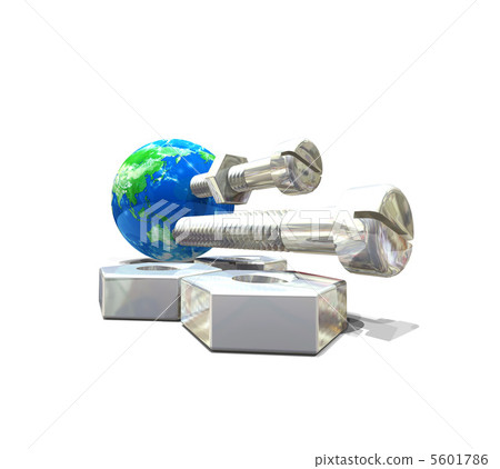 用於構造地球的螺釘和螺母 用於構造地球的螺釘和螺母 5601786