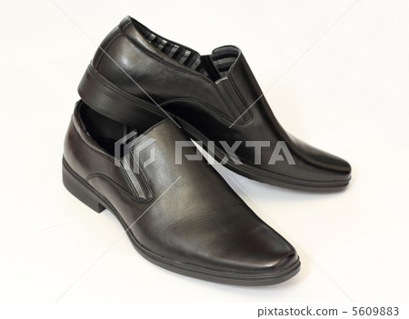 man's black shoes isolated on white background man's black shoes isolated on white background 5609883