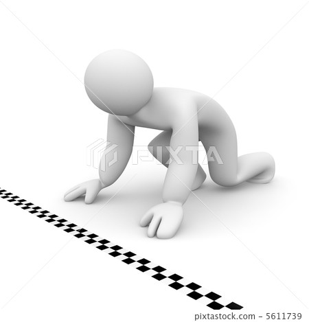 Human on start 5611739