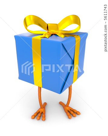 Gift box with chicken leg Gift box with chicken leg 5611743