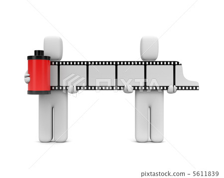 Person hold film roll 5611839