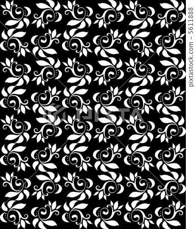 Retro seamless background with floral patterns Retro seamless background with floral patterns 5611888