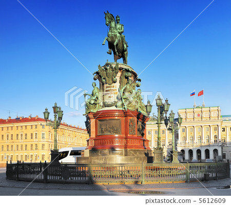 The monument to Nicholas I (1859) in St. Petersburg, Russia The monument to Nicholas I (1859) in St. Petersburg, Russia 5612609