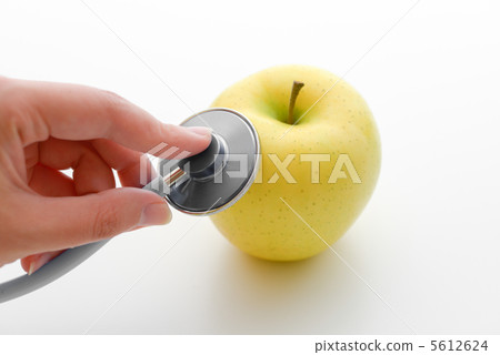 Apples and stethoscope 5612624
