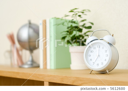 Alarm Clock on Shelf 5612680