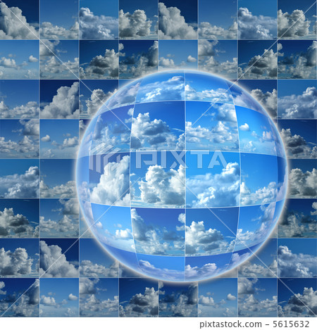 Cloud picture collage 5615632