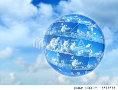 Sky photo of a sphere 5615633