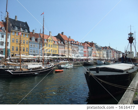 Nyhavn在哥本哈根在丹麥 5616477
