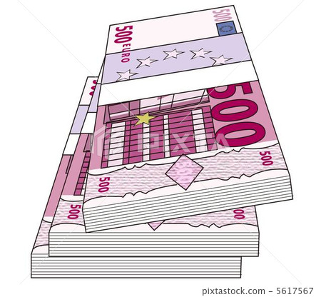 500 euro Written illustration 500 euro Written illustration 5617567