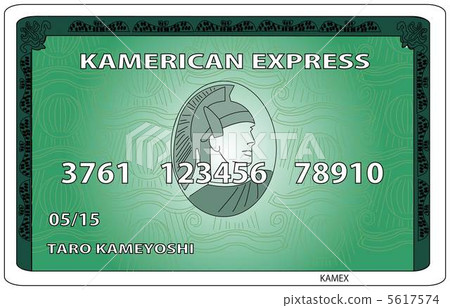Amex-style credit card 5617574