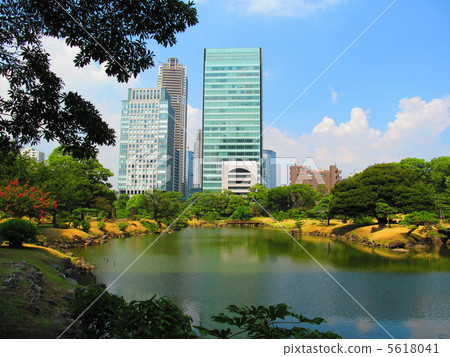 大自然遺蹟的舊芝谷御苑(濱松町/東京) 大自然遺蹟的舊芝谷御苑(濱松町/東京) 5618041