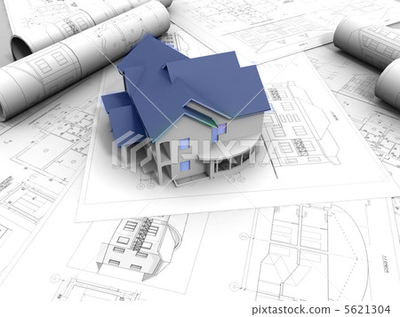 vector, three-dimensional, structure - Stock Illustration [5621304] - PIXTA