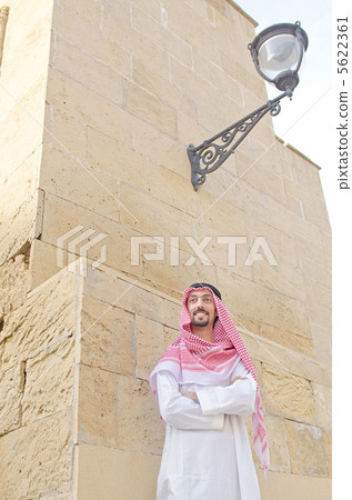 Arab on the street in summer Arab on the street in summer 5622361