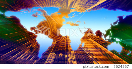 states, texture, travel - Stock Illustration [5624367] - PIXTA