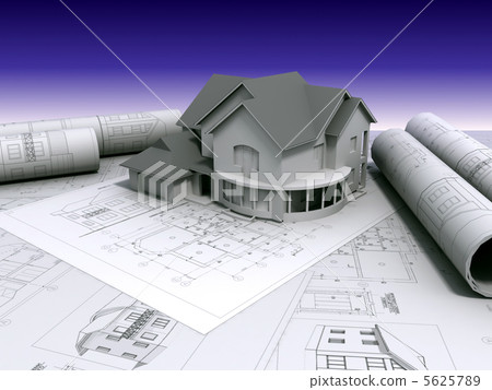 vector, three-dimensional, structure - Stock Illustration [5625789] - PIXTA