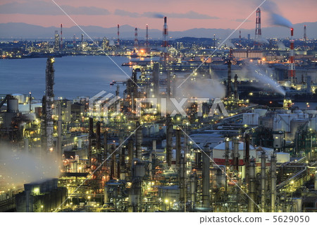 Factory night view 2 Factory night view 2 5629050