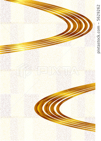  Gold New Year's card background ripple check 5629262
