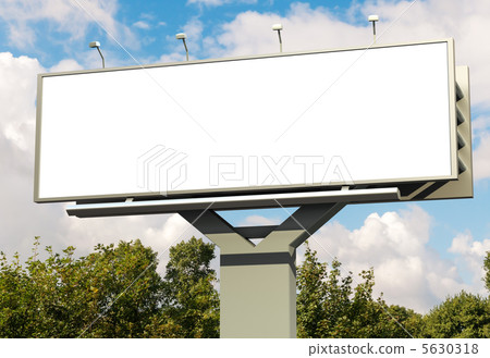 Billboard with empty screen 5630318