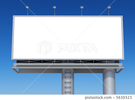 Billboard with empty screen Billboard with empty screen 5630323