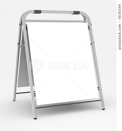 Empty advertising stand 5630344