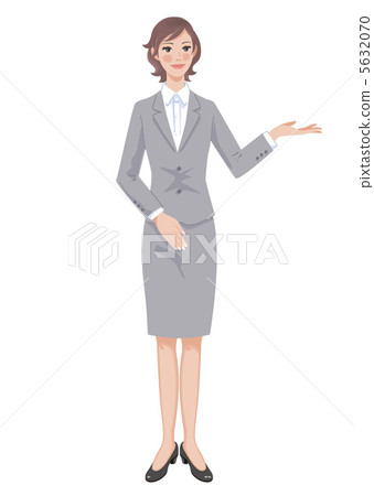 女性全身展現 女性全身展現 5632070